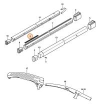 STIHL 00008814116 - Guía dentada para tubo telescópico STIHL Super Turbocut