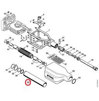 STIHL 42347107100 - Vástago de protección vareador STIHL