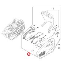 STIHL 11466401700 - Conjunto de tapa del piñón de cadena motosierra STIHL